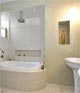green bathroom lighting solutions